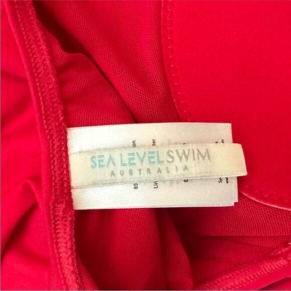 Sea Level Keyhole Halter One-Piece Swimsuit - Picture 9 of 10